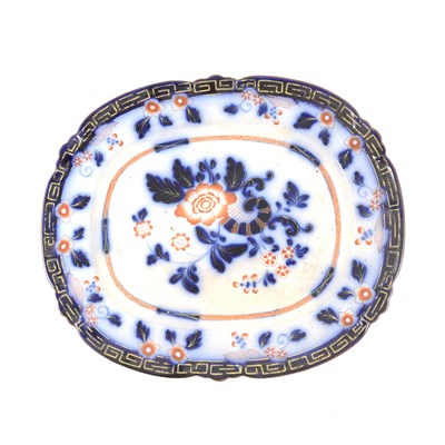 Lot 69 - Three 19th century meat plates.