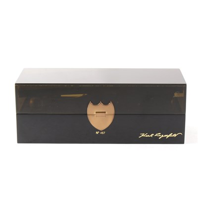 Lot 552 - Dom Pérignon, 1998 vintage champagne, "A Bottle Named Desire", a Karl Lagerfeld limited edition.