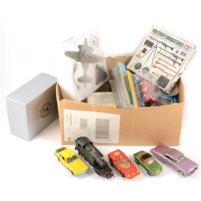Lot 161 - Die-cast toys, figures and models; a selection to include Western Models white metal model 1950 Cadillac etc