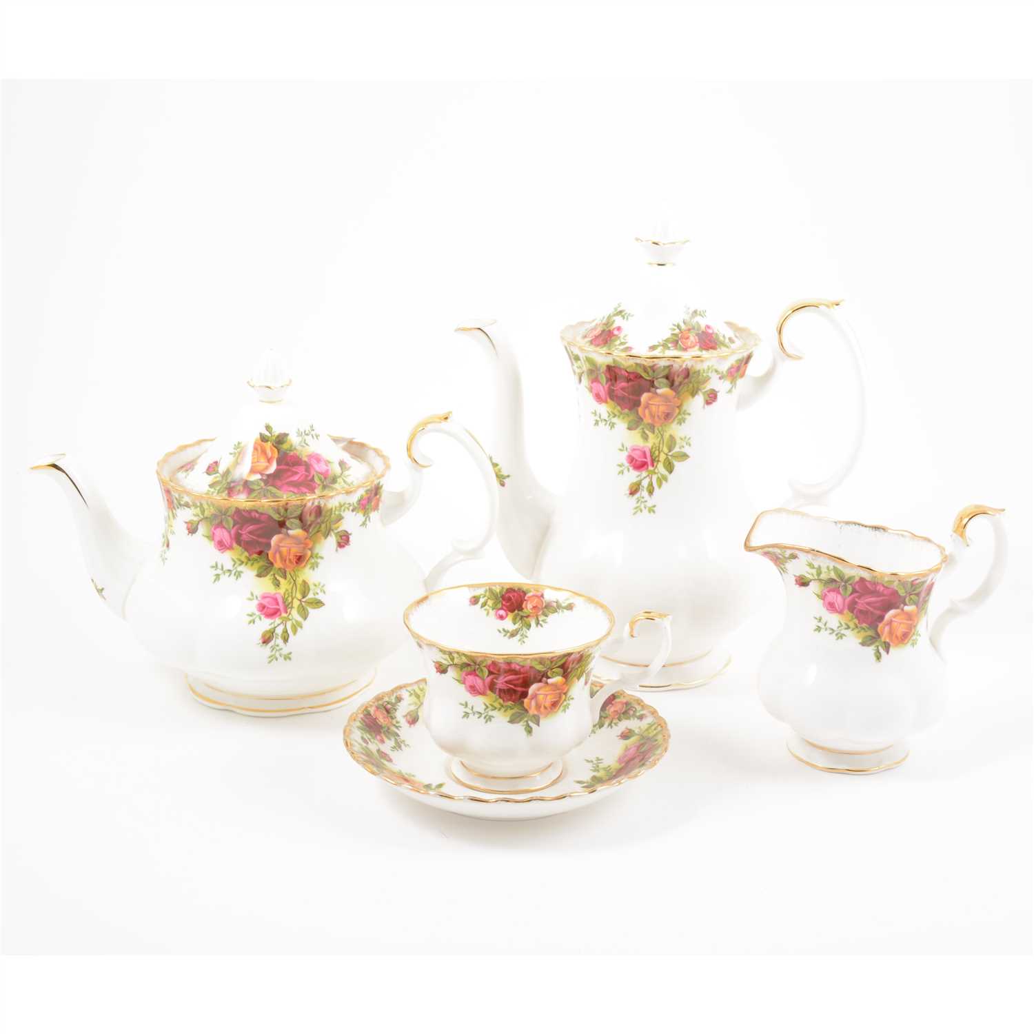 Lot 45 - Collection of Royal Albert Old Country Roses pattern tea and coffee ware