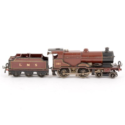 Lot 36 - Hornby O gauge 4-4-0 LMS special clock-work compound locomotive.