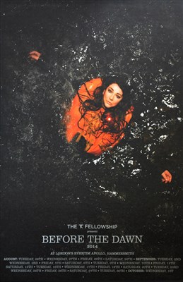 Lot 64 - Kate Bush; original promo poster, UK tour 'Before the Dawn' Apollo Hammersmith 2014