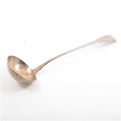 Lot 253 - A Regency silver ladle by Thomas Wilkes Barker, London 1815, approx. 5.7oz.