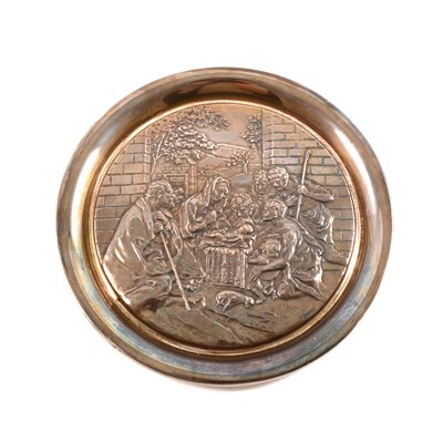 Lot 172 - A silver Christmas plate by Birmingham Mint