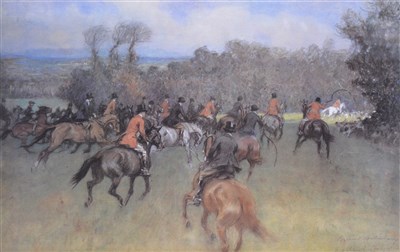 Lot 306 - A quantity of pictures and prints, including after Gilbert Halliday, limited edition hunting print