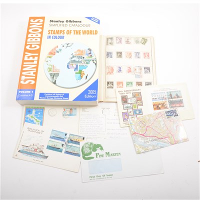 Lot 194 - Stamps: Stanley Gibbons Stamps of the World, four volume set, 2005 edition; other catalogues, etc