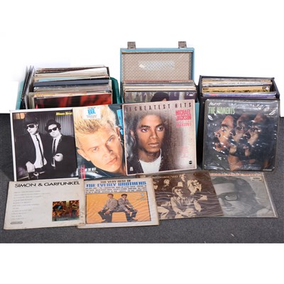 Lot 689 - Vinyl LP music records; collection of Pop, Rock, Motown, Easy Listening