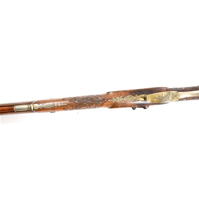 Lot 204 - German percussion hunting rifle, by V. Chr. Schilling