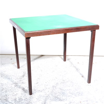 Lot 411 - Two modern Vono type card tables