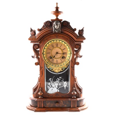 Lot 156 - An Ansonia shelf clock