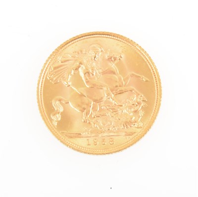 Lot 266D - Full Sovereign  - Queen Elizabeth II 1958
