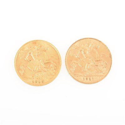 Lot 266F - Two Half Sovereigns - George V 1911, 1913
