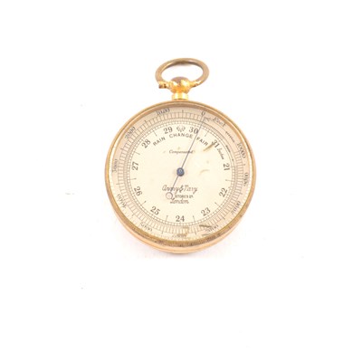 Lot 138 - Army & Navy pocket barometer.