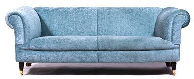 Lot 507 - An Edwardian style Chesterfield settee