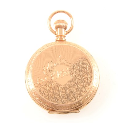 Lot 287 - The Illinois Watch Company - a full hunter pocket watch