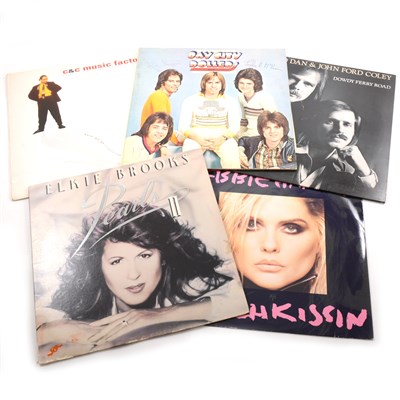 Lot 60 - Vinyl music LP records; including The Beatles Hard Days Night and others.