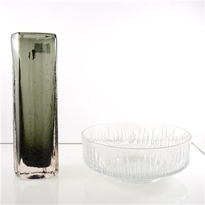 Lot 45 - A Whitefriars vase and fruit bowl.