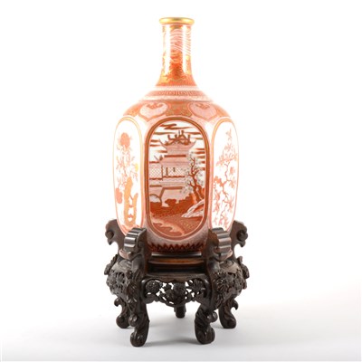 Lot 68 - Japanese porcelain vase, Kutani