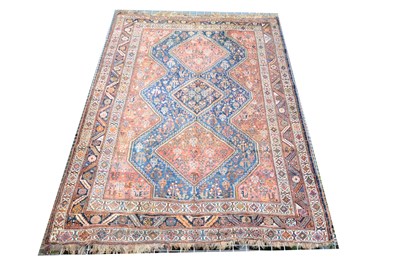 Lot 510 - A small Persian Hamadan carpet