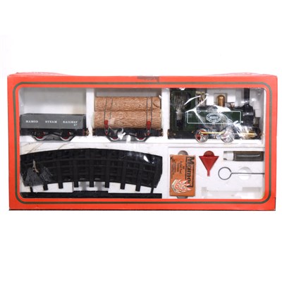 Lot 10 - Mamod live steam locomotive RS1 set, boxed