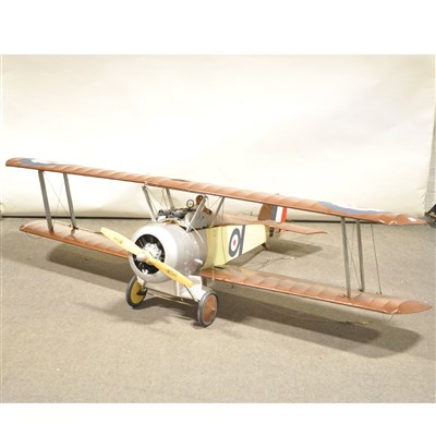 Lot 84 - 88" Span SOPWITH CAMEL with new XYZ Petrol engine with radio.