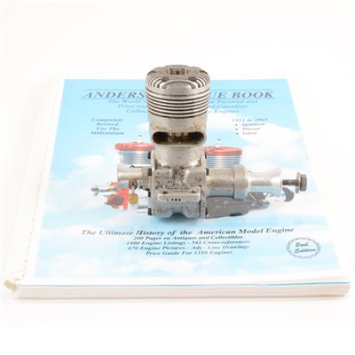 Lot 12 - NORDEC 10cc glow including ANDERSONS BLUE BOOK 1911-1965 USA Model Engine Book.