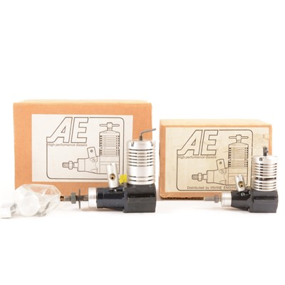 Lot 23 - 2 x AE diesels, 2.5cc and 1cc. Both NIB