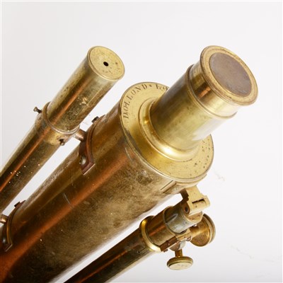 Lot 88 - Dolland, London, brass astronomical 3 inch aperture telescope, mid 19th century