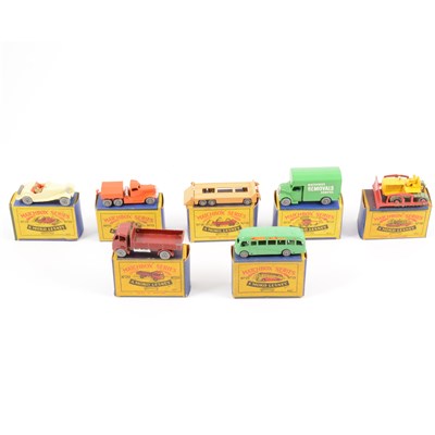 Lot 278 - Matchbox Toys; no.15 to no.21, all boxed.