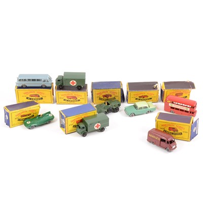 Lot 273 - Eight Matchbox series models, all boxed (af)