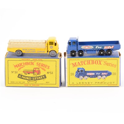 Lot 271 - Matchbox Toys; no.20, no.51, both boxed.