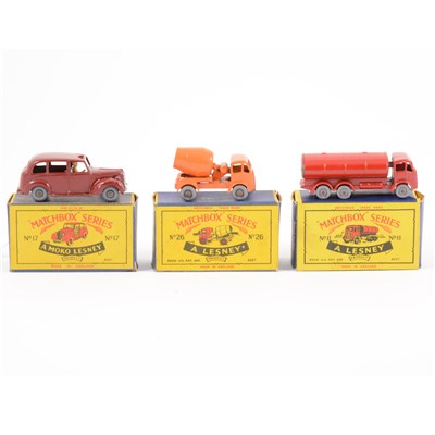 Lot 256 - Matchbox Toys; no.11, no.17. no.26, all boxed.