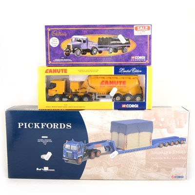 Lot 292 - Twelve Corgi die-cast commercial and construction models, all boxed.
