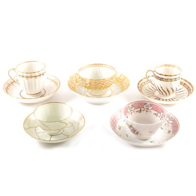 Lot 70 - A Derby coffee cup and saucer, ...