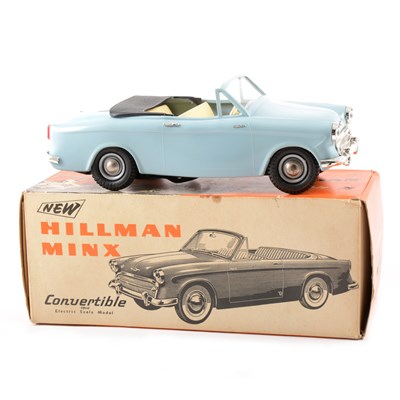 Lot 128 - Victory Industries model Hillman Minx convertible plastic model, boxed.