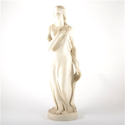 Lot 25 - A Copeland Parian figure, 'Beatrice' after Edgar Papworth Junior