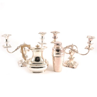 Lot 146 - A quantity of silver-plated wares