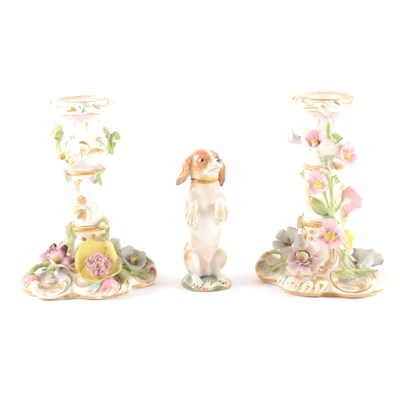Lot 79 - A Meissen porcelain novelty scent bottle, ...