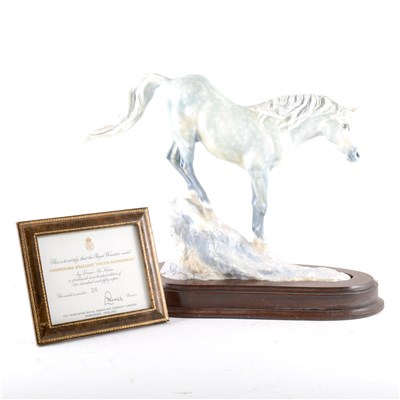 Lot 39 - A Royal Worcester model of Connemara Stallion "Cocum Hawkstone"