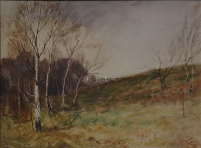 Lot 319 - Victorian school, Country landscape, watercolour