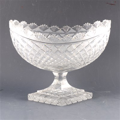 Lot 8A - A Regency style cut-glass comport, ...