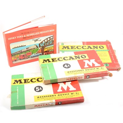 Lot 139 - The Hornby Companion series Dinky Toys and Modelled Miniatures and three Meccano sets.