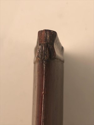 Lot 528 - Ethnographia: a hardwood sapakana paddle-shape war club, probably Guyana or Brazil