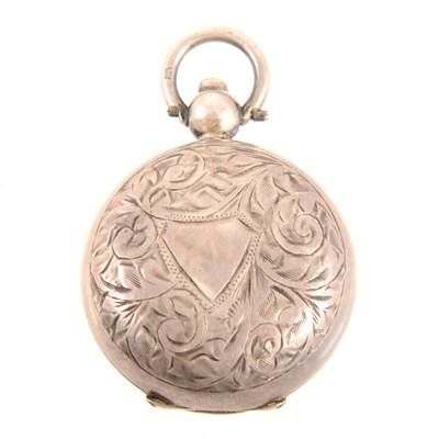 Lot 422 - A silver sovereign case by E J Trevitt & Sons Ltd.