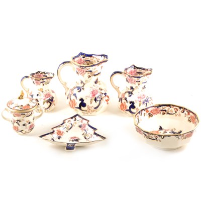 Lot 10 - A quantity of Masons 'Mandalay' pattern ware and six Coalport limited edition rose plates.