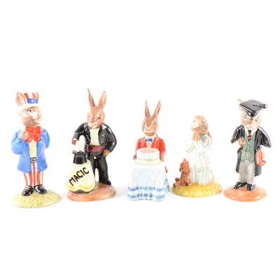 Lot 91 - A collection of twenty nine Royal Doulton Bunnykins models, ...