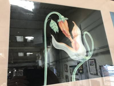 Lot 82 - Pink Floyd; The Wall, original animation art work, two celluloids "Copulating Flowers" and "Essays & Effluvia"