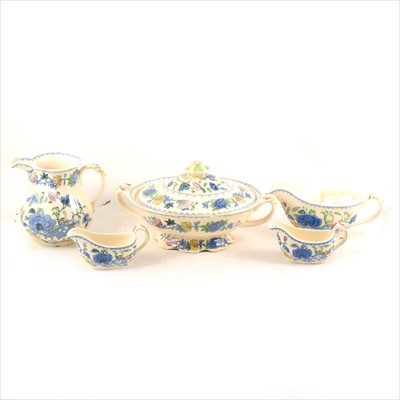 Lot 91 - A Masons earthenware table service, Regency pattern