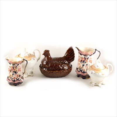 Lot 102 - Victorian teaware, other decorative teaware, household and ornamental ceramics.