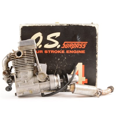 Lot 63 - OS FS-48 Surplus R/C glow boxed, used.